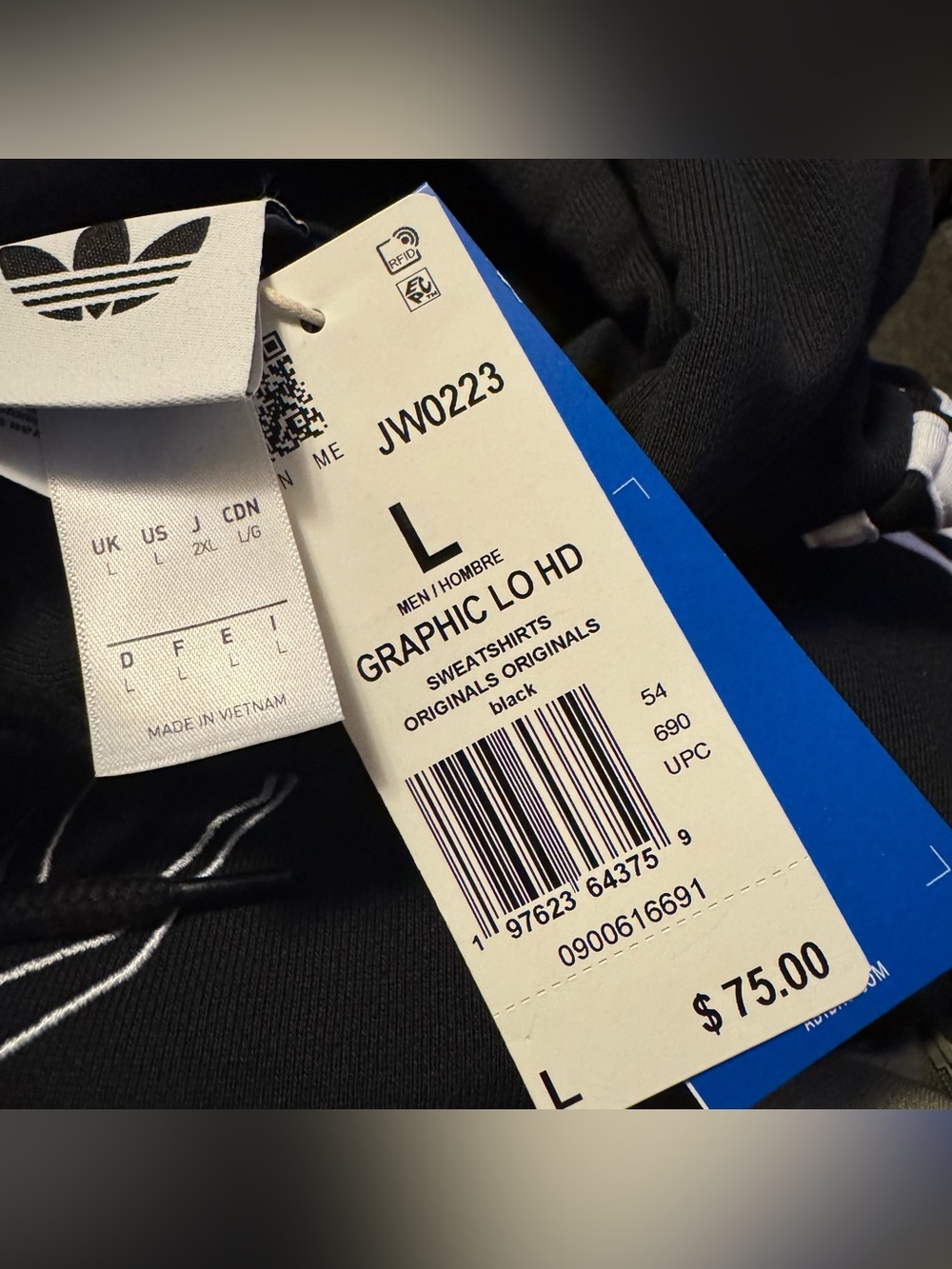 Adidas Originals Spiders Loose Hoodie Mens Size Large NWT - Picture 6 of 9